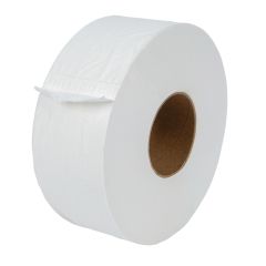 Toilet Paper - Double-ply jumbo rolls, large core